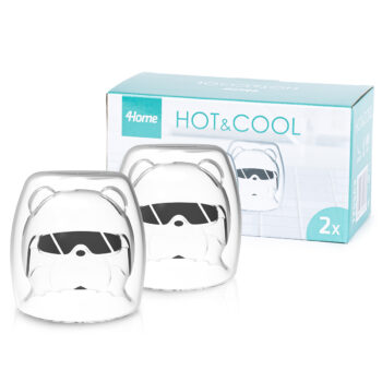4Home Termo pohár Hot&Cool Polar Bear 200 ml, 2 ks