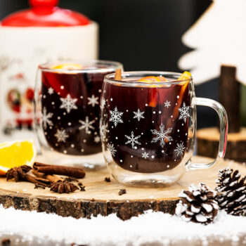 4Home Termo pohár Hot&Cool Snowflake 350 ml, 2 ks