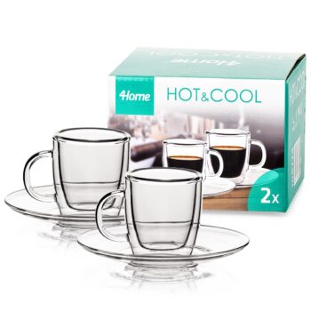 4Home Termo pohár Ristretto Hot&Cool, 50 ml, 2 ks