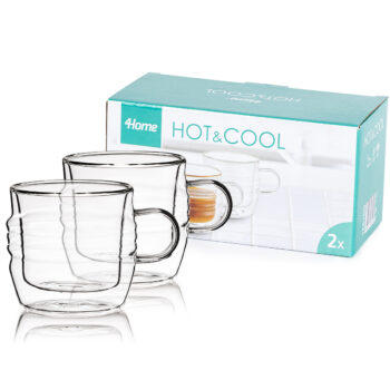 4Home Termo pohár Stripe Hot&Cool 250 ml, 2 ks