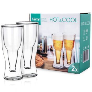 4Home Termo pohár na pivo Hot&Cool 370 ml, 2 ks