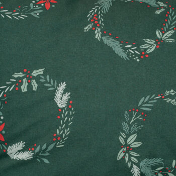 4Home Vianočné bavlnené obliečky Poinsettia, 140 x 220 cm, 70 x 90 cm