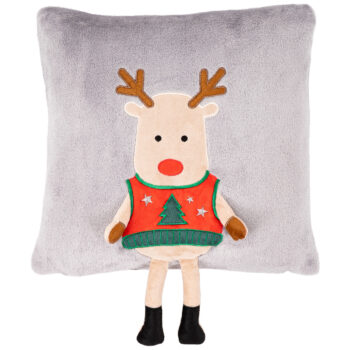 4Home Vianočný obliečka na vankúšik Xmas Reindeer, 40 x 40 cm