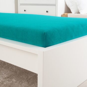 4Home froté prestieradlo Ideál zelený tyrkys, 140 x 200 cm