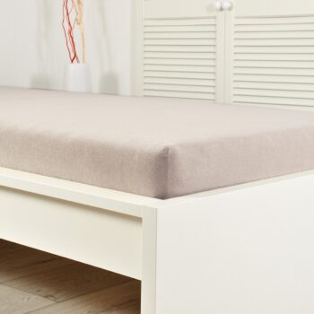 4Home froté prestieradlo Premium kávová, 90 x 200 cm