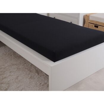 4Home jersey prestieradlo Ideál čierna, 180 x 200 cm