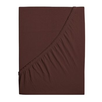 4Home jersey prestieradlo Ideál tmavohnedá, 90 x 200 cm