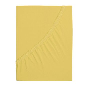 4Home jersey prestieradlo Ideál žltá, 180 x 200 cm