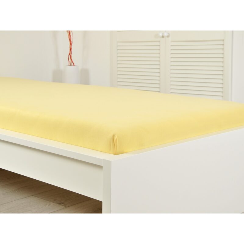4Home jersey prestieradlo Ideál žltá, 60 x 120 cm 4Home jersey prestieradlo Ideál žltá, 60 x 120 cm