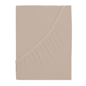 4Home jersey prestieradlo Premium kávová, 90 x 200 cm