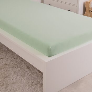 4Home jersey prestieradlo Premium zelená, 180 x 200 cm