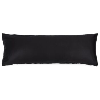 4Home obliečka na Relaxačný vankúš Náhradný manžel satén čierna, 50 x 150 cm