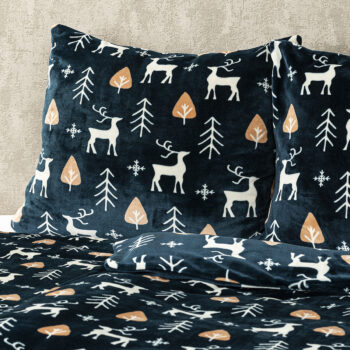 4Home obliečky mikroflanel Nordic Deer, 140 x 200 cm, 70 x 90 cm
