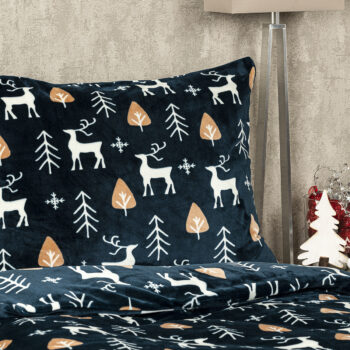 4Home obliečky mikroflanel Nordic Deer, 140 x 200 cm, 70 x 90 cm