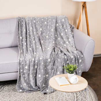 4home Deka Soft Dreams Stars svietiaca, 150 x 200 cm