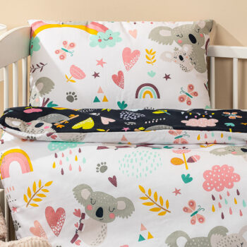 4home Detské bavlnené obliečky do postieľky, 100 x 135 cm, 40 x 60 cm