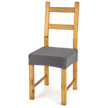 4home Multielastický poťah na sedák na stoličku Comfort sivá, 40 - 50 cm, sada 2 ks