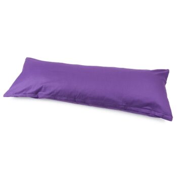 4home obliečka na Relaxačný vankúš Náhradný manžel tmavofialová, 50 x 150 cm