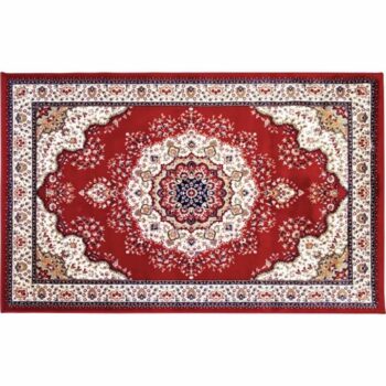 Koberec KENDRA TYP 3 Vás omámi svojou výnimočnosťou. Farby, vzory a obrazce, ktoré zdobia tento koberec Vám vyrazia dych a prenesú Vás do ríše rozprávok. Koberec až priam dýcha Perziou a Orientom. Vyrobený je zo 100% polypropylénu s rozmermi (ŠxD): 133x190 cm a hrúbkou 0,8 cm. Hmotnosť vlasu je…