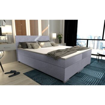 Boxspringová posteľ ADARA 160, v svetlosivej látke poskytuje vynikajúcu oporu chrbtici a zabezpečí vysokú úroveň pohodlia a spania. Štýlový dizajn v podobe vysokého čela a praktické funkcie sú ideálne pre tých, ktorí hľadajú štýlový, pohodlný a praktický kus nábytku. Celkové rozmery postele…