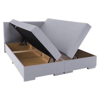 Boxspringová posteľ ADARA 180, v svetlosivej látke poskytuje vynikajúcu oporu chrbtici a zabezpečí vysokú úroveň pohodlia a spania. Štýlový dizajn v podobe vysokého čela a praktické funkcie sú ideálne pre tých, ktorí hľadajú štýlový, pohodlný a praktický kus nábytku. Celkové rozmery postele…