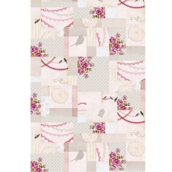 Krása nad krásu. Koberec ADELINE s príznačným názvom pre jeho vzor "romantic" je ako stvorený pre nežné, romantické duše. S týmto kobercom sa Vám otvorí brána fantázie, ktorá vedie do Vašich najtajnejších snov a predstáv. Utvorený je zo 100% polyesteru, ktorý jemne pohladí a poláska Vaše chodidlá.…