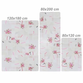 Krása nad krásu. Koberec ADELINE s príznačným názvom pre jeho vzor "romantic" je ako stvorený pre nežné, romantické duše. S týmto kobercom sa Vám otvorí brána fantázie, ktorá vedie do Vašich najtajnejších snov a predstáv. Utvorený je zo 100% polyesteru, ktorý jemne pohladí a poláska Vaše chodidlá.…