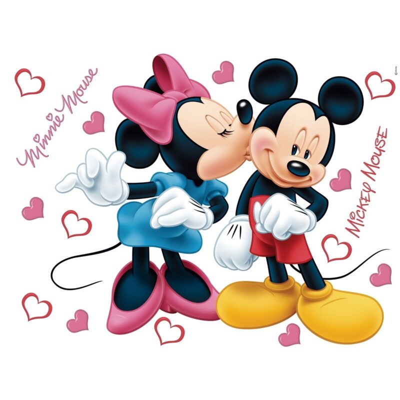 AG Art Samolepiaca dekorácia Minnie a Mickey, 42,5 x 65 cm AG Art Samolepiaca dekorácia Minnie a Mickey, 42,5 x 65 cm
