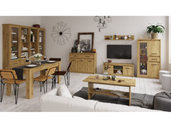 KONDELA Airon 120 konferenčný stolík dub artisan – Obrázok 2