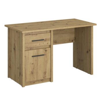 Písací stôl Airon 1D1S/120 v elegantnom prevedení dub artisan je ideálnym riešením pre každú detskú izbu alebo kanceláriu. Tento moderný stôl od značky KONDELA ponúka praktické a funkčné využitie, ktoré oceníte pri každodennej práci či štúdiu.