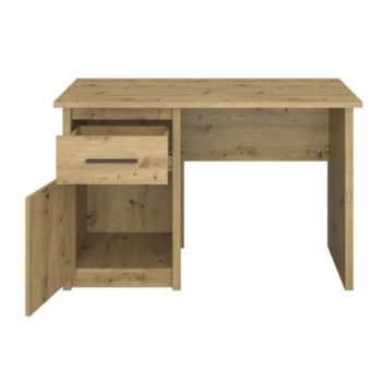 Písací stôl Airon 1D1S/120 v elegantnom prevedení dub artisan je ideálnym riešením pre každú detskú izbu alebo kanceláriu. Tento moderný stôl od značky KONDELA ponúka praktické a funkčné využitie, ktoré oceníte pri každodennej práci či štúdiu.