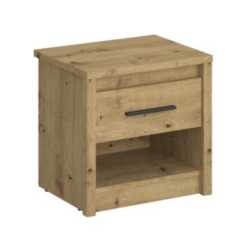 Nočný stolík Airon 1S v prevedení dub artisan je ideálnym doplnkom pre vašu spálňu. Tento moderný kus nábytku od značky KONDELA ponúka nielen praktickosť, ale aj estetický vzhľad, ktorý sa hodí do každého interiéru.