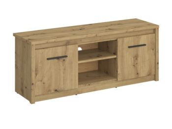 <p>TV stolík <strong>Airon 2D/125</strong> v prevedení dub artisan je ideálnym riešením pre moderné interiéry, kde sa spája funkčnosť s estetickým vzhľadom. Tento elegantný kus nábytku od značky KONDELA ponúka praktické úložné priestory a štýlový dizajn, ktorý zaujme na prvý pohľad.</p>