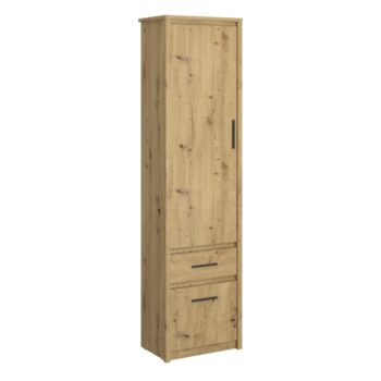 <p>Dvojdverový regál so zásuvkou Airon 2D1S v prevedení dub artisan je ideálnym riešením pre tých, ktorí hľadajú praktický a moderný nábytok do svojho interiéru. Tento regál od značky KONDELA ponúka elegantný dizajn, ktorý sa hodí do rôznych typov miestností vrátane kancelárií.</p>