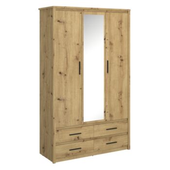 Vytvorte si oázu pokoja a elegancie so sektorovou spálňou AIRON. Moderná spálňa v prevedení dub artisan prináša do vášho domova prírodné teplo a štýl. Je vyrobená z laminovanej DTD v kombinácii s ABS hranami, ktoré chránia nábytok pred poškodením. Spálňa…
