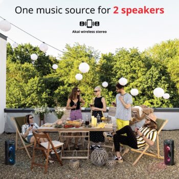 AKAI Prenosný reproduktor s Bluetooth a rádiom ABTS-530BT