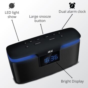 AKAI Prenosný reproduktor s bluetooth pripojením