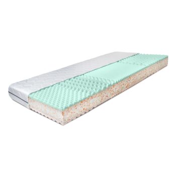 KONDELA Albo Lux New obojstranný penový matrac (2 ks) 80x200 cm biela – Obrázok 2