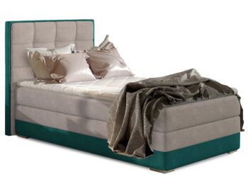 Jednolôžková, moderná posteľ ALESSANDRA 90 L je navrhnutá tak, aby bolo zaručené nie len dokonalé pohodlie, ale aj jedinečný dizajn. Elegantná posteľ typu boxspring Vám poskytne dostatok miesta na oddych a kvalitný spánok, ktorý je základom nášho zdravia. Podľa toho ako sa vyspíte sa odvíja…