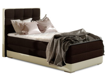Jednolôžková, moderná posteľ ALESSANDRA 90 P je navrhnutá tak, aby bolo zaručené nie len dokonalé pohodlie, ale aj jedinečný dizajn. Elegantná posteľ typu boxspring Vám poskytne dostatok miesta na oddych a kvalitný spánok, ktorý je základom nášho zdravia. Podľa toho ako sa vyspíte sa…