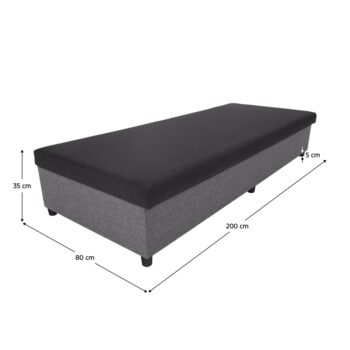 Čalúnená jednolôžková posteľ Alex v elegantnej svetlosivej a sivej farbe je ideálnym riešením pre moderné interiéry. Táto posteľ, vyrobená z kvalitnej látky a molitanu, ponúka nielen pohodlie, ale aj praktickosť vďaka úložnému priestoru. S rozmermi 80 x 200 cm poskytuje dostatok…