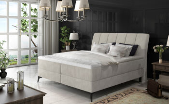 Splňte si svoje sny a doprajte si kvalitný spánok s luxusnou čalúnenou manželskou posteľou typu boxspring ALTAMA 140. Táto posteľ bola vyrobená s víziou zaistenia dokonalého a kvalitného spánku. Veľký priestor na spanie je veľmi pohodlný a je vybavený vysokovýkonným matracom vysokým 20 cm, ktorý je…