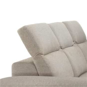 Rohová sedačka s rozkladom a úložným priestorom Alvaro L v elegantnej béžovej farbe je ideálnym riešením pre moderné interiéry. Táto sedačka od značky KONDELA ponúka nielen štýlový vzhľad, ale aj praktické funkcie, ktoré ocení každá domácnosť.