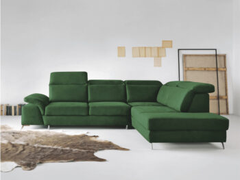 Rohová sedačka s rozkladom a úložným priestorom Alvaro P v smaragdovej farbe je ideálnym riešením pre moderné interiéry, ktoré vyžadujú funkčnosť a štýl. Táto sedačka od značky KONDELA ponúka nielen elegantný vzhľad, ale aj praktické využitie vďaka svojej rozkladacej funkcii a úložnému priestoru…