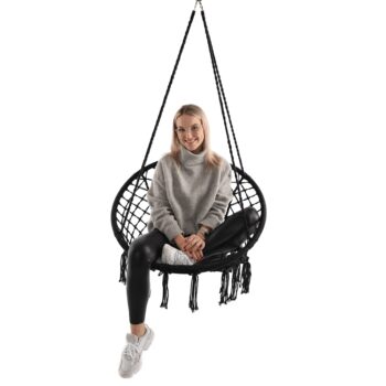 Závesné hojdacie kreslo AMADO 2 NEW Vás bude rozmaznávať. Dizajn kresla je veľmi jemný a minimalistický. Jeho rozmery sú (ŠxV): 80x120 cm a maximálna nosnosť 120 kg. Je vhodné do interiéru aj exteriéru. Základ kresla tvorí pevný kovový rám, ku ktorému sa upevnia štyri závesné laná. Samotná kovová…