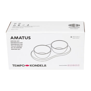 Predstavujeme vám elegantnú servírovaciu misku na podnose Amatus, ktorá je dokonalým doplnkom pre každú modernú domácnosť. Táto sada obsahuje dve misky v kombinácii čiernej a bieleho lesku, ktoré zaujmú svojím štýlovým vzhľadom a funkčnosťou. Vďaka svojmu modernému dizajnu sa hodia do…