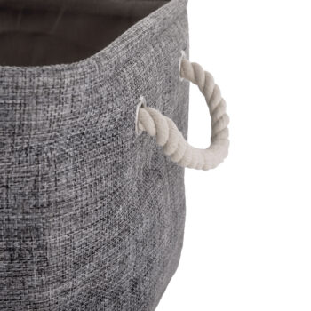APOK: Látkové košíky (5 ks) Apok - sivá; materiál: polyester; rozmery (ŠxHxV): 39x31x25 cm.