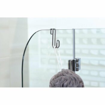 AQUALINE 37020 závesný háčik na sprchové zásteny, strieborná