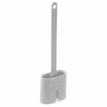 AQUALINE TF010 WC silikonová štětka nástěnná/na postavenie, biela