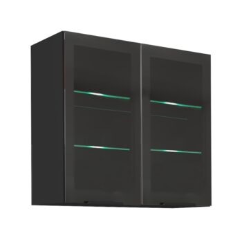 Predstavujeme vám hornú kuchynskú skrinku Araka / Menzo / Siber 80 GS-72 2F v elegantnej čiernej farbe, ktorá je ideálnym riešením pre moderné kuchyne. Táto skrinka od značky KONDELA je navrhnutá tak, aby spĺňala všetky vaše potreby na úložný priestor a zároveň dodala vašej…